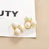 Brincos Elegantes de Contas de Pão Estilo Francês, Pérolas Retrô da Moda, Design de Nicho, Brincos de Luxo, Atacado