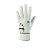 Luvas Infantis Quentes para o Inverno, Forradas com Lã, Macias e Confortáveis para Esportes de Ciclismo, Finas para Meninos e Meninas, Para Brincar na Neve, Antiderrapantes com Desenhos