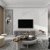 Papel de parede para parede de fundo de TV com costura de mármore de luxo nórdico, mural de tecido de parede atmosférico moderno minimalista para sala de estar, filme e televisão