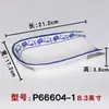 Prato de salsicha de porcelana azul e branca de melamina imitação de porcelana prato de lanche prato de prato frio plástico prato de prato lateral para hot pot prato de cozimento para churrasco louça