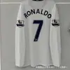 Ventas Directas de Fábrica de Camisetas de Fútbol Deportivas Retro de Manga Larga del Manchester United y Barcelona de Local y Visitante Transfronterizas con Diseños Impresos al por Mayor
