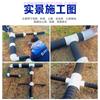 Drenagem Cega de Plástico Tubo Cego de Drenagem Tubo de Drenagem para Paisagismo Tipo Yashan Malha Curva Tubo de Drenagem Rígido de Hdpe