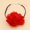 Colar fresco e doce colar de flores decorativas de veludo coreano rosa colar Taobao colar popular criativo