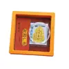 Pegatinas Doradas para Teléfono con Diseños de Princesa, Deseándote Riqueza y Prosperidad, Set de Caja de Regalo de Calabaza, Pegatinas Doradas Puras para Teléfono, Pequeños Regalos Promocionales al por Mayor