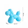 Decoração de Bolo Fofa Desenho Animado Plástico Balão Cavalo Enfeites Aniversário Infantil Decoração de Confeitaria Plug-In de Arco de Balão