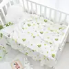 Toalha de Banho Infantil Algodão Puro Grau A 120*110 Estampada Algodão de Bambu Toalha de Enrolar Musselina Macia Cobertor para Bebê