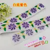 Disfraz Étnico COS Encaje Bordado Hanfu Disfraz de Escenario Tela Larga de Tira Pegatina Encaje Bordado S800# Flor Caliente