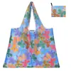Bolsa de Compras Plegable, Nueva de Gran Capacidad, Bolsa Plegable Ecológica en Stock, Bolsa de Tote de Almacenamiento Plegable Portátil Impresa Creativa