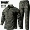 Camisas de Manga Larga para Hombre de Primavera y Otoño, Pantalones de Trabajo con Múltiples Bolsillos de Solapa, Camisas de Trabajo, Ropa de Secado Rápido para Exteriores, Chaquetas Sueltas de Talla Grande para Hombre