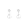 Déjame Brillar: Pendientes Exquisitos de Circonita del Mismo Estilo que Zhao Lusi para Mujer, Pendientes Colgantes de Perla de Gama Alta de Nicho y Accesorios para Orejas