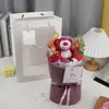 [Personalización de Pedido Pequeño] Ramo de Muñecas Navideñas, Regalo de San Valentín, Muñeca Flor Portátil, Regalo de Cumpleaños para Novia y Mejor Amiga