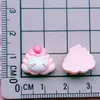 Mini Presilhas de Cabelo Fofas e Delicadas da Série Rosa Brilhante, Decorações para Unhas, Adesivos de Cola de Creme, Acessórios
