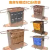 Bolsa de Tela para Carros de Limpieza de Hotel, Bolsas de Limpieza de Habitaciones, Bolsas de Tela para Carros Color Café, Bolsas de Tela para Almacenamiento, Bolsas de Tela para Carros con Forma de Cono