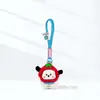 Adorable Muñeco de Peluche Cachorro Cabeza de Tomate en Forma de Corazón Llavero Colgante para Bolso Decoración de Mochila Cadena de Llavero Lanyard