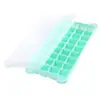 Forma de Gelo com 36 Cubos Barra DIY Caixa de Gelo com Tampa Fácil de Soltar Caixa de Gelo Caseiro com 24 Cubos Atacado