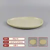 Mesa de Hot Pot Rústica Estilo Hombre Derretido, Tazones de Cerámica Melamínica Resistentes a la Rotura, Platos para Aceite y Platos para Carne de Res Fresca