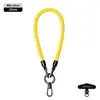 Nuevo cordón para teléfono móvil 6MM resistente para colgar en el cuello ajustable para exteriores anti-pérdida delicada cuerda trenzada para muñeca negra
