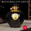 Jarra de Vino de Cerámica de Jingdezhen 1.50kg 2.50kg Puré Corrugado Hogar Botella de Licor Sellada Botella Vacía Jarra de Vino de Alta Gama Jarra de Vino