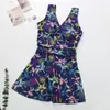 Xing Walt Moda Praia Sexy Slim Aparência Slim Peça Única Saia Boxer Maiô 2111