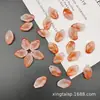 Acessórios para Joias DIY Estilo Antigo Pétala Grampo de Cabelo Adorno de Cabeça Brinco Materiais 12X19 Flor de Pessegueiro Gorda Esmaltada