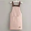 Delantal Transfronterizo con Impresión de Logo Personalizado, Impermeable, Resistente al Aceite, Resistente a las Manchas, Alta Calidad, Ropa de Trabajo Elegante para Hombre para Uso en Cocina y Hogar