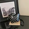 2026 Verano Nuevo Diseño de Lunares Bolso Cubo de Mano con Correa al Hombro Moda para el Trabajo Estilo Occidental Informal Bolso de Hombro