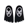 Calcetines de Yoga para Mujer Calcetines de Cinco Dedos Profesionales Calcetines Deportivos Cortos Antideslizantes de Gel Calcetines para Pilates en Interiores Entrenamiento de Fitness Calcetines con Dedos Separados