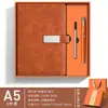 Caja de Regalo de Cuaderno de Negocios de Alta Calidad, Cuaderno de Registro de Reuniones de Oficina A5 Personalizado, Bloc de Notas Grueso Simple