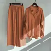 Conjunto de 2 piezas retro de algodón y lino para mujer, estilo nuevo 2026, talla grande