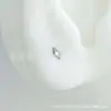 Pendientes Mínimos de Rombos Radiantes de Titanio F136 Clavos para Hélice Auricular Clavos para Nariz Clavos para Labios Joyería para Piercings de Aleación de Titanio G23 Clavos para Cartílago