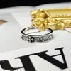 Nuevo anillo de plata tailandesa con cruz de personalidad para pareja, joyería S925, anillo abierto de personalidad para mujer