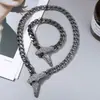 Louis Liu Yifei mismo collar cadena de clavícula animal serpiente europea y americana traje de collar pulsera de metal pesado de alta calidad