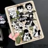 Adesivo Prisão Azul Abelha Le Hui Jie Shi 1000 Cortes Leopardo Ma Fu Cheng Shi Lang Yuying Ling Wang Riman Adesivo Decorativo