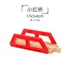 Iekool accesorios de expansión de pista de madera serie puente piezas de pista escena compatible con tren Thomas