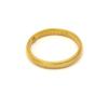 Pulsera Elástica Rayada Europea y Americana Retro Minimalista Versión Ancha y Estrecha Apilable Pulsera para Mujer Acero de Titanio Acero Inoxidable 18K Lujo Ligero