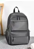 Bolso Cruzado Casual de Doble Hombro Color Sólido para Viaje de Negocios Mochila para Computadora Gran Capacidad Moda Bolso de Viaje Mochila para Estudiante