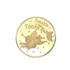 Moneda de Oro de Dibujos Animados Hada de los Dientes Medalla Conmemorativa Chapada en Oro Moneda Conmemorativa para Cumplir Deseos Infantiles Colección de Monedas Extranjeras Pequeño Regalo