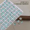 Accesorios de Pedrería para Uñas Huevo de Paloma K9, Celebridad de Internet Ultra Brillante Sin Base Rosa Cristalino Ovalado Pedrería Grande Bolas de Pedrería Terminadas