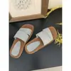 Chanclas de Moda Estilo Coreano con Parte Superior Suave y Suela Suave para Mujer, Verano, Exteriores, Nuevas, de Playa, Casual, para Vacaciones