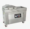 Hualian máquina de vacío automática de cámara simple y doble máquina de envasado alimento cocido zongzi máquina de sellado al vacío serie HVC