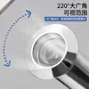 Visor de Puerta Ojo de Gato de Cobre Puro Diámetro 16mm Mirilla de Puerta de Hotel Lente de Vidrio Gran Angular de Alta Definición Anti-Espionaje Mirilla de Puerta de Entrada Anti-Palanca