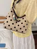 Bolso de Tote de Lunares Nuevo 2026 para Mujer, Gran Capacidad, Elegante Bolso de Hombro, Alto Valor Estético, Bolso de Mano de Moda para el Trabajo y los Viajes Diarios