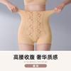 Pantaletas de Cintura Alta con Moldeado Ligero y Control de Abdomen para Mujer, Moldeadoras de Abdomen y Levanta Glúteos con Encaje Empalmado Anti-Enrollamiento