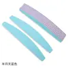 Manicure Colorida Dopamina Esfregar Fluorescente Lixa de Unha Colorida Dupla Face Lixa Fina Meia-Lua Tira de Polimento Tira de Lixa Resistente ao Desgaste
