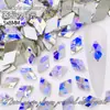 Manicura Rombo 5*8mm Diamante Rectangular Cuatro Esquinas Diamante Cubo de Azúcar Diamante de Fondo Micro Puntiagudo Decoración para Manicura Diamante para Manicura Venta al por Mayor