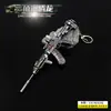 Juego de Correr Ratón Periférico 15cm Tenglong Rifle de Asalto Modelo de Metal Adorno de Escritorio Ataque Prismático