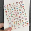 Lindos Pegatinas de Arte para Uñas de Dibujos Animados Gato Kt Repujadas Hellokitty Hello Kitty Manual DIY Pegatinas Decorativas para Uñas Ccd