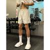 Shorts Deportivos de Fitness para Hombre Estilo Americano Verano Marca de Moda Elegante Color Sólido Baloncesto Running Casual