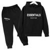 Amazon FEAR OF GOD doble línea Essentials nuevo traje con capucha para niños suéter con forro polar ropa para niños t