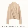 Nuevo suéter de cachemira para mujer con diseño de cuello cruzado de encaje, holgado y versátil, elegante y estiliza la figura